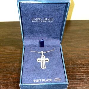 Simply Silver Cross Necklace